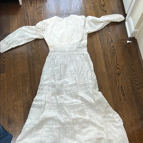 Antonio Melani White Lace Maxi Dress - Picture 6 of 6